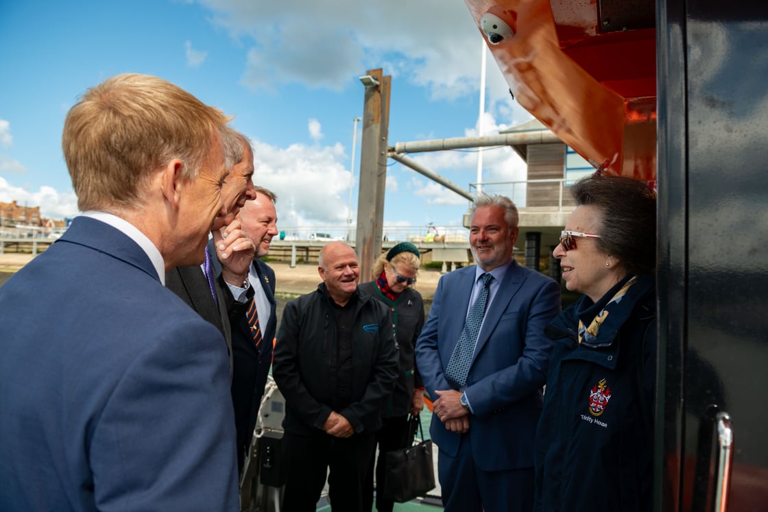 HRH The Princess Royal names Estuary Elise 7